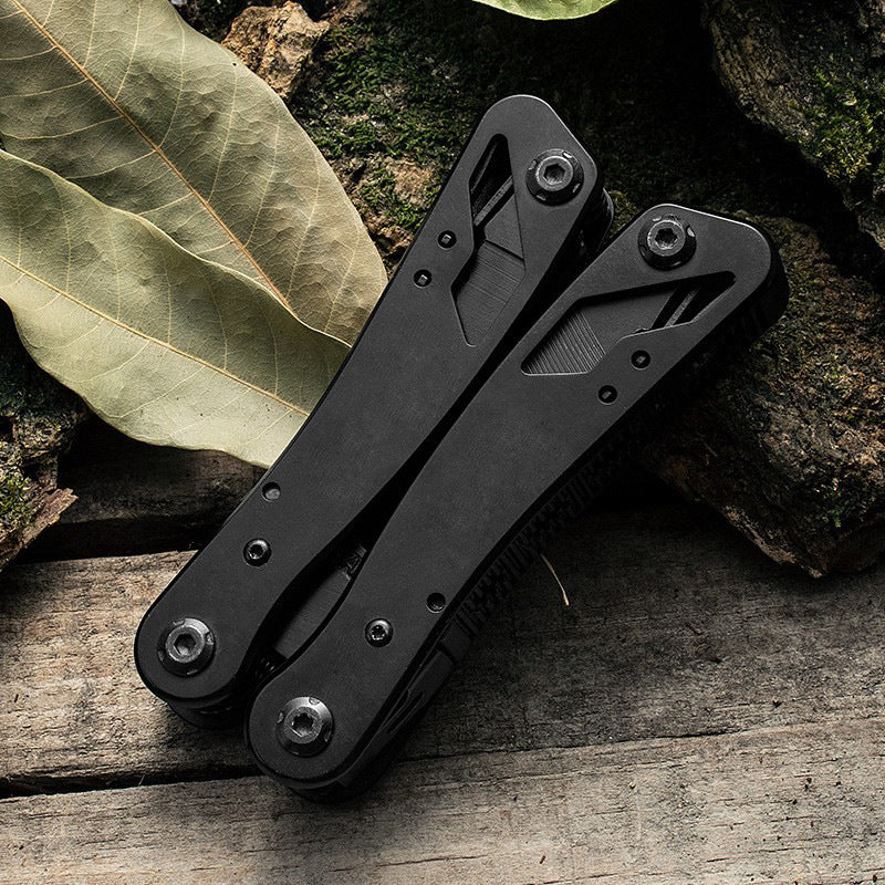 Stainless Steel Multi-Tool Pliers – Mini Folding Survival Tool with Knife, Screwdriver & Outdoor Emergency Functions