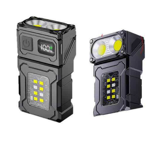 Rechargeable LED Flashlight with Magnetic Base & Pen Clip – 20W Aluminum Alloy Portable Torch for Camping, Emergency, Inspection, and Everyday Carry