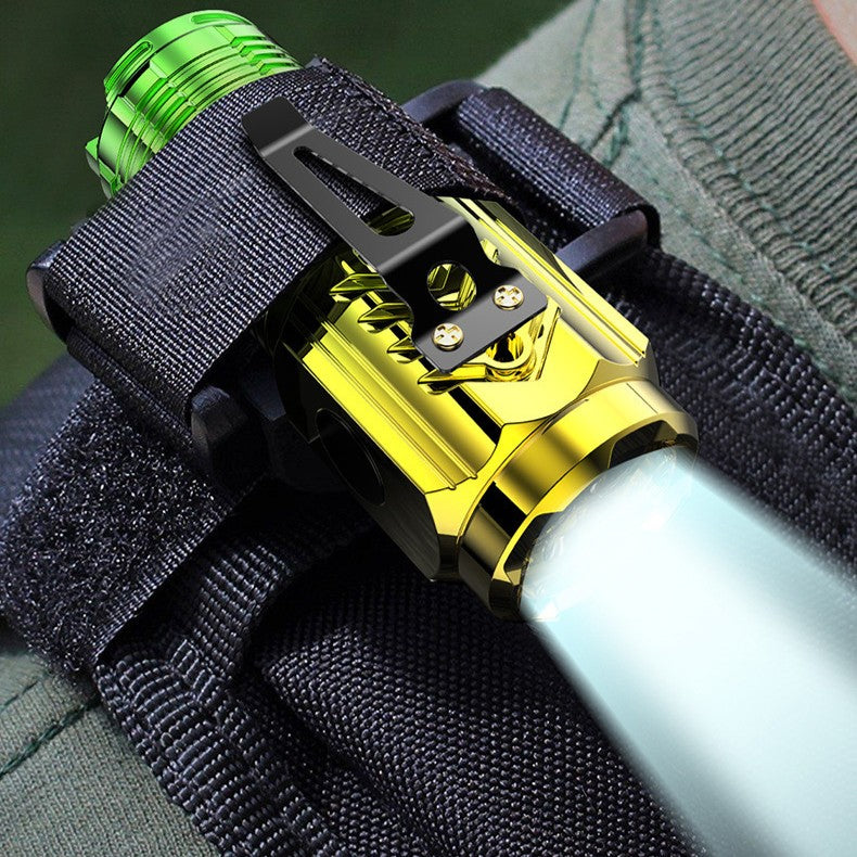 Mini Rechargeable LED Flashlight – 3W, 500mAh, Pocket Clip & Magnetic Base – Compact Torch for Everyday Carry, Camping & Emergency Use