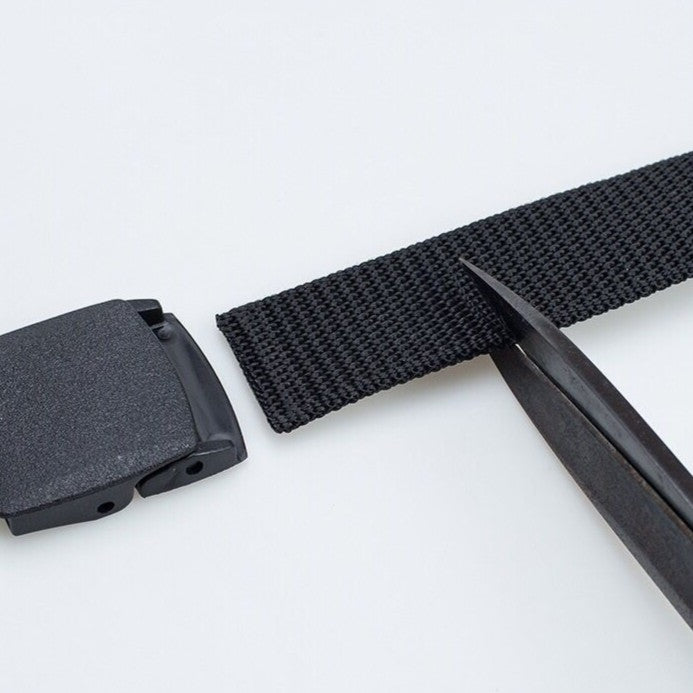 Durable Nylon Tactical Belt – Adjustable Military-Style Webbing Belt with Quick-Release Buckle