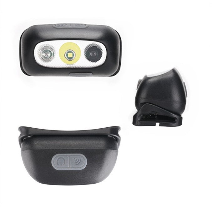 Rechargeable LED Headlamp – Ultra Bright, Hands-Free, Motion Sensor Control – Perfect for Camping, Hiking, Fishing, Cycling & Night Work