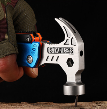 tactool Outdoor Stainless Steel Folding Hammer Pliers Claw Hammer Multi-Tool