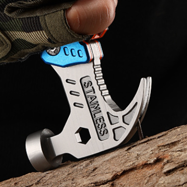 tactool Outdoor Stainless Steel Folding Hammer Pliers Claw Hammer Multi-Tool