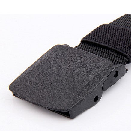 Durable Nylon Tactical Belt – Adjustable Military-Style Webbing Belt with Quick-Release Buckle
