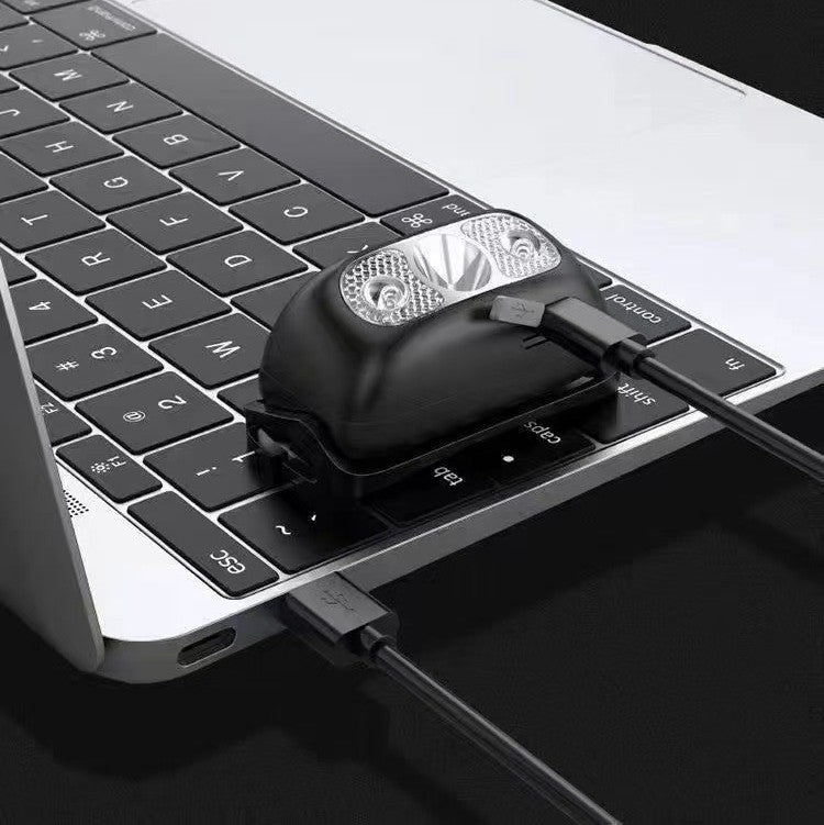 Rechargeable LED Headlamp – Ultra Bright, Hands-Free, Motion Sensor Control – Perfect for Camping, Hiking, Fishing, Cycling & Night Work