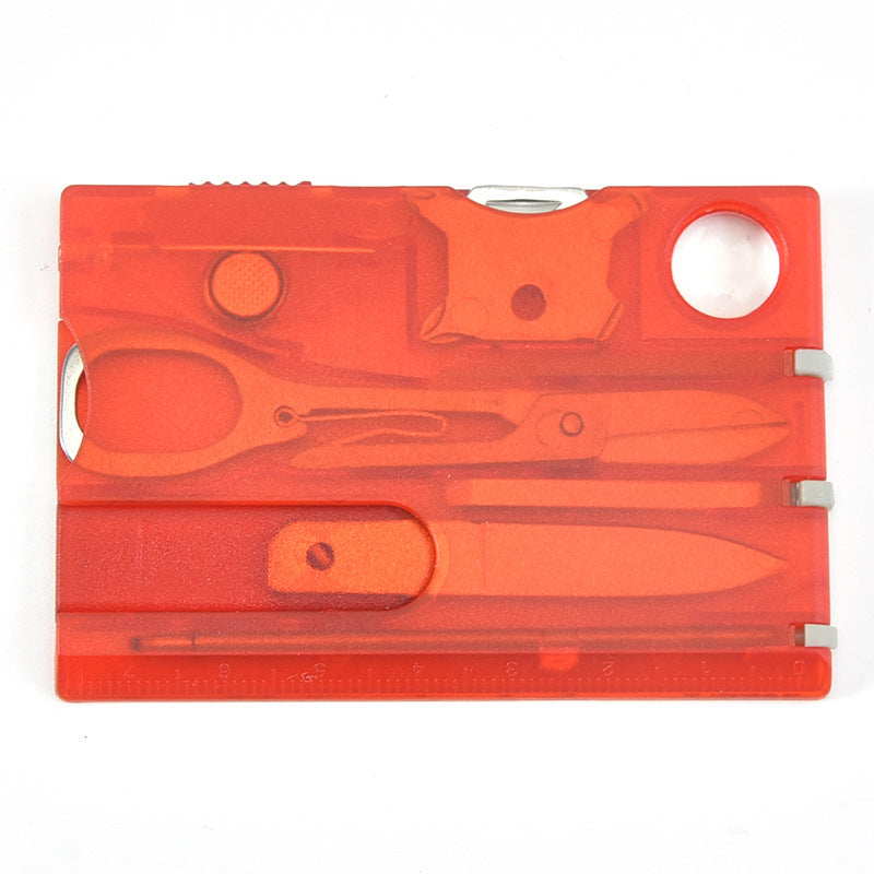 9-in-1 Multi-Tool Survival Card – Pocket Tool with Screwdriver, Letter Opener for Outdoor & Everyday Use