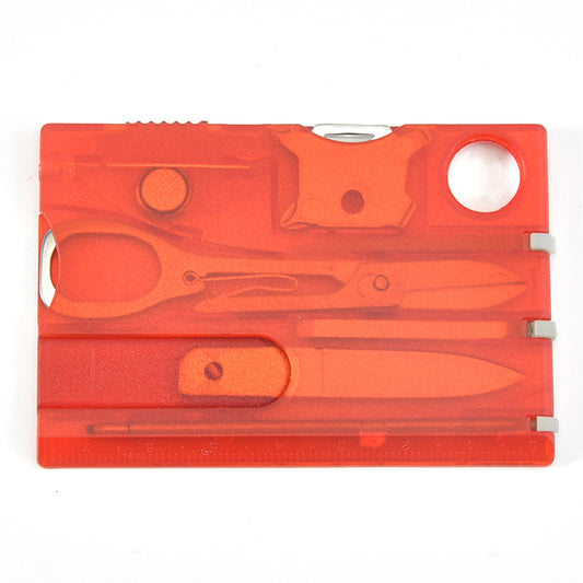 9-in-1 Multi-Tool Survival Card – Pocket Tool with Screwdriver, Letter Opener for Outdoor & Everyday Use