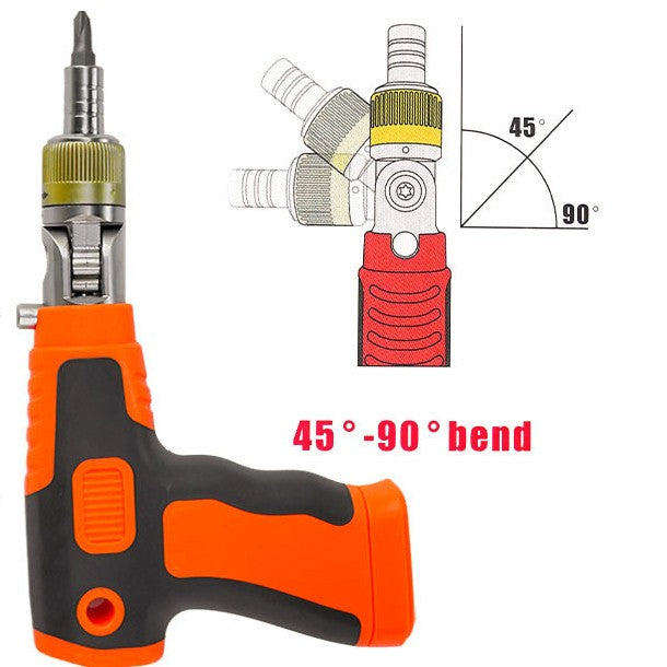 Chrome Vanadium Steel Ratchet Wrench & Screwdriver Set – Multi-Functional Repair Tool Kit for Auto, E-Bike & Home Use