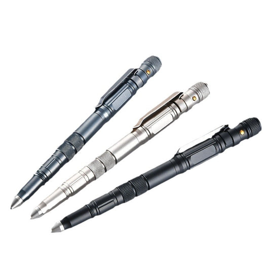 Tactical Pen – Multi-Functional Self-Defense Pen with Tungsten Steel Glass Breaker, Flashlight & Knife – EDC Survival Tool & Gift