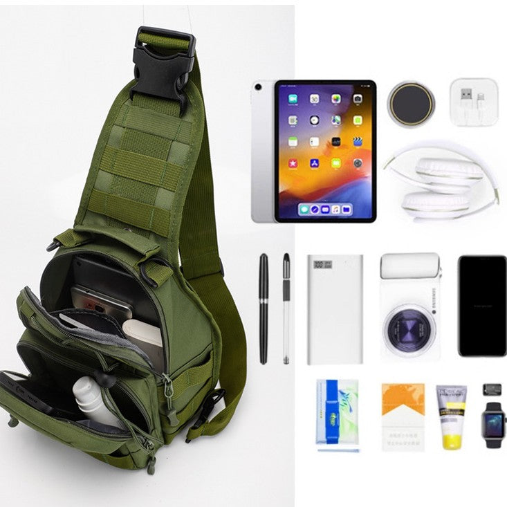 Tactical Outdoor Backpack – Durable Polyester Military-Style Rucksack for Hiking, Camping, Travel & Everyday Use