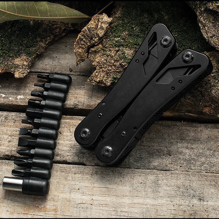 Stainless Steel Multi-Tool Pliers – Mini Folding Survival Tool with Knife, Screwdriver & Outdoor Emergency Functions