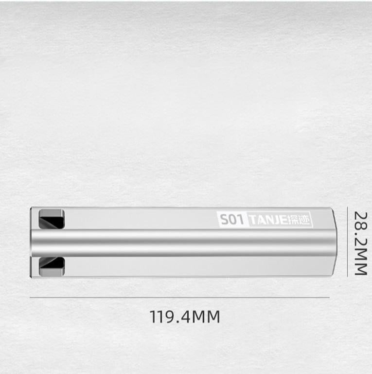 Rechargeable LED Flashlight with Built-in Power Bank – 2000mAh, 10W ABS Portable Torch for Hiking, Search, Patrol & Everyday Carry