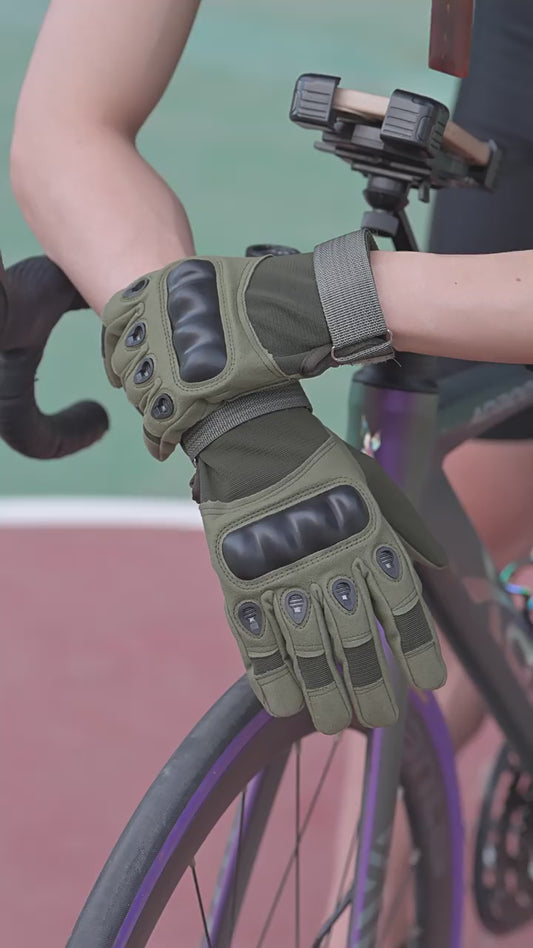 Tactical Gloves – Touchscreen Compatible, Windproof, Heat-Resistant, Warm Military-Style Outdoor Gloves
