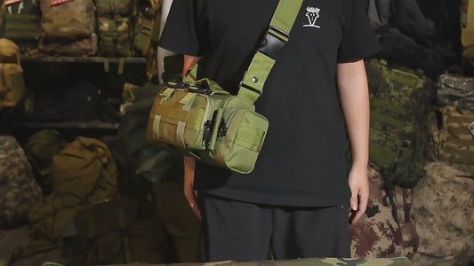 Tactical waist pack – Wear-Resistant, Lightweight Outdoor Pack with Multiple Camo Options for Hiking, Camping & Everyday Carry